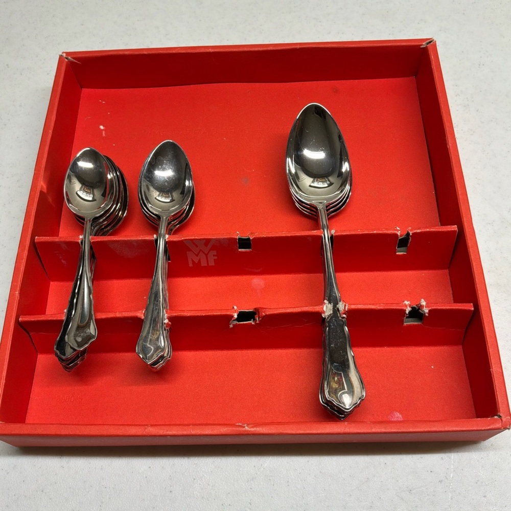Vintage WMF Germany Patent Flatware 90-45 Silverplate 16 pcs